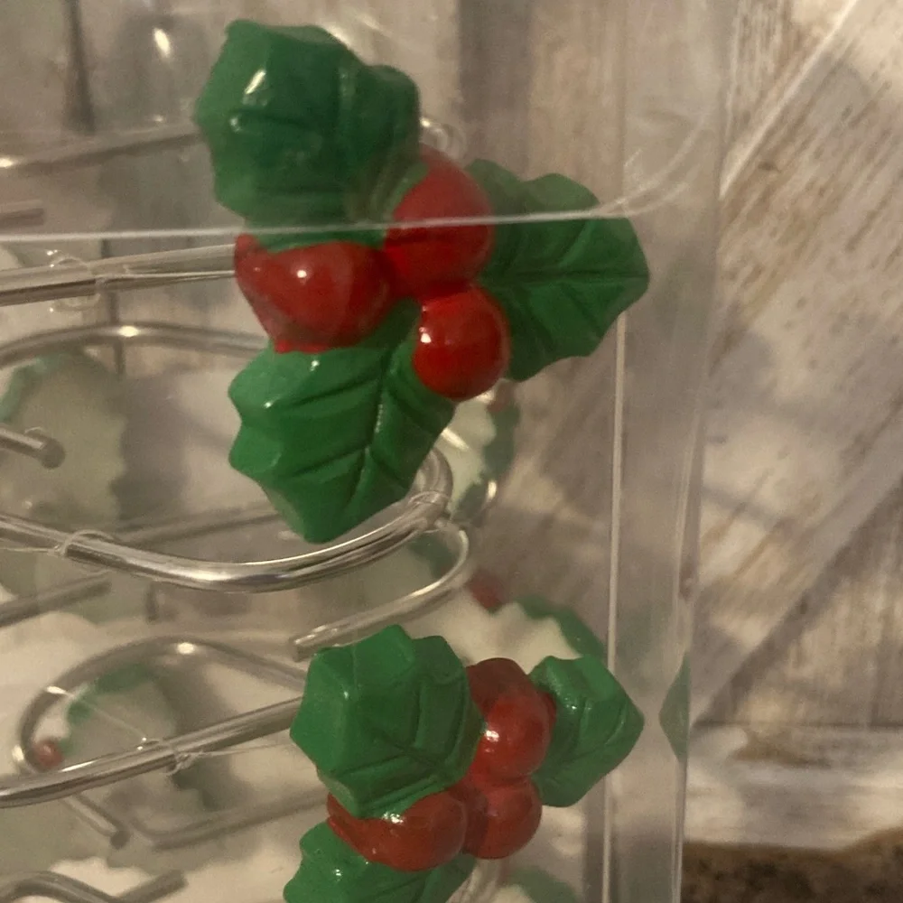 Holiday Traditions Decorative Shower Curtain Hooks